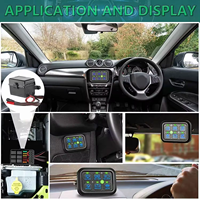 Panneau de commande d'éclairage RGB à 6 interrupteurs avec boîtier de contrôle de circuit, commutation 3 couleurs, panneau de commande à bouton-poussoir universel 12V pour voiture 4x4 et camping-car