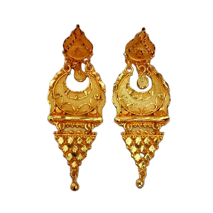 Buy <b>Earrings</b> Set with Traditional Designed 22CT Gold Plated Trendy Style <b>Earrings</b> Jewelry for Women Wear by Exporters - Product Image 1