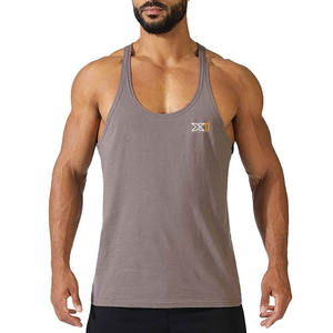 Camisetas sin mangas de talla grande para hombre de alta calidad, camisetas personalizadas en blanco con espalda cruzada para Fitness, camisetas sin mangas, chaleco deportivo para gimnasio a los mejores precios - Product Image 1