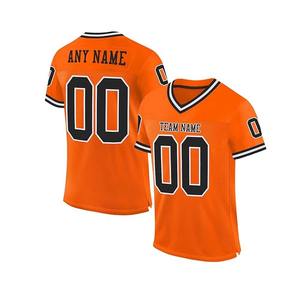 Camisetas de fútbol americano 2025 de alta calidad OEM, camiseta de fútbol americano de Color sólido de poliéster 100%, productos de buena calidad - Product Image 4