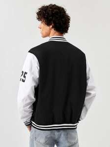 Veste universitaire personnalisée à imprimé numérique sur le devant en laine/polyester de haute qualité pour hommes, respirante, séchage rapide, style streetwear d'hiver, col en V - Product Image 4