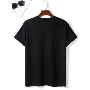 Camisetas Personalizadas para Hombre, 100% Algodón, Transpirables, de Color Sólido, Manga Corta, Casuales, OEM, Marca Privada, Venta al Por Mayor - Product Image 2
