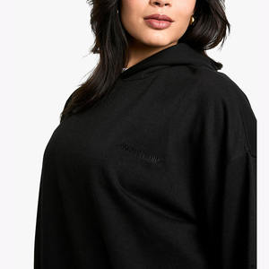 Sudadera con capucha extragrande con capucha de palangre para mujer de temporada de invierno con aberturas laterales perfectas para mujer - Product Image 3