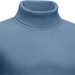 Pulls d'hiver Slim Fit de haute qualité pour hommes anti-rides avec logo à col rond avant couleurs unies-tous fabriqués à partir de polyester - Product Image 2