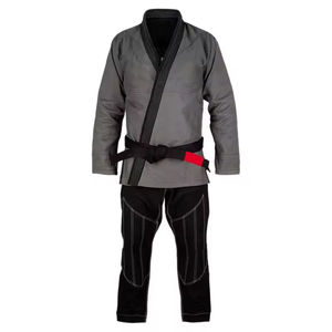 Kimono de Jiu-Jitsu brésilien personnalisé en gros, logo frontal, uniforme de judo, vêtements d'arts martiaux, uniformes de Jiu-Jitsu, lavés - Product Image 5