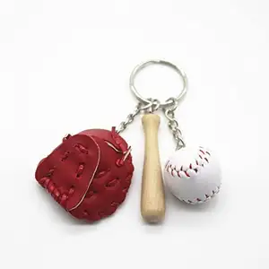 Power Hint Baseball Bat Keyring Decorative Jacket Chain Attachments for Leather Jackets and Ladies Bags Key Chain