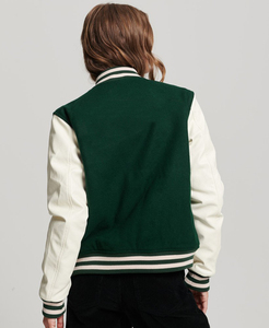 2024 New Arrival Female Designer Bomber Varsity <b>Jackets</b> <b>Waterproof</b> Windproof Breathable Bamboo Fiber Slim Fit Fashion - Product Image 2