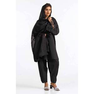 Dupatta de Seda Georgette Bordada DP-42006 para Trajes Pakistaníes como Shalwar Kameez, Anarkali, Lehenga Choli y Modelos de Trajes Salwar - Product Image 6