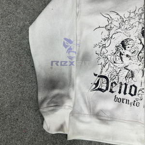 Prefecto corte diseño personalizado más demandado cremallera Sudadera con capucha Digital impreso 100% algodón invierno hecho en fábrica precio barato hombres - Product Image 4