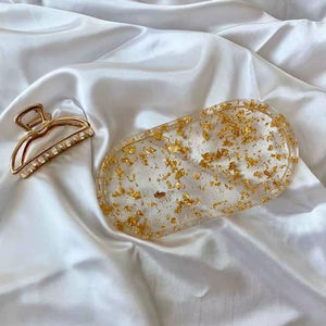 Plateau décoratif en résine de plusieurs couleurs, organisateur de cosmétiques, décoration d'intérieur, plateau ovale en résine, plateau de coiffeuse, haute qualité - Product Image 1