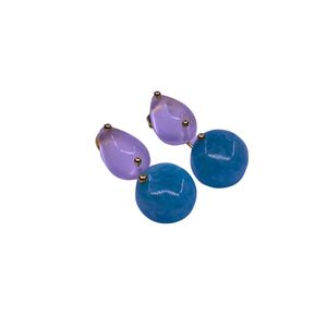 Desgaste de la boda 925 plata esterlina chapado en oro joyería cuarzo rosa amzonita piedras preciosas mujeres desgaste pendiente - Product Image 3