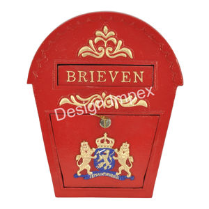 Trending Royal Post Pot Handmade Crafted Wholesale <b>Wall</b> <b>Mounted</b> <b>Letter</b> <b>Box</b> <b>Best</b> of Outdoor Only - Product Image 3