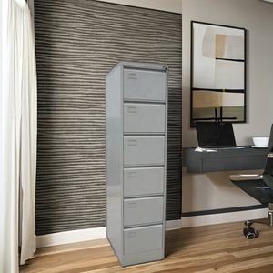 <span class=keywords><strong>6</strong></span> أدراج للمكتب المنزلي من الفولاذ منظم التخزين العمودي خزانة الملفات التنفيذية - Product Image 2