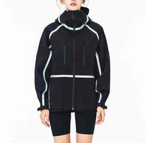 Sweat-shirt à capuche pour homme Techwear personnalisé en gros, respirant, imperméable, veste d'hiver, logo frontal, haute qualité, style urbain - Product Image 1