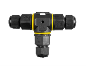 견고한 M20 T-브랜치 IP68 방수 커넥터 2/3핀 중형 케이블 조인트 전기 와이어 하네스 케이블 어셈블리 - Product Image 3