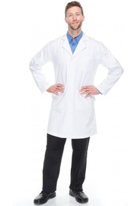 Bata de laboratorio profesional para hombres, manga clásica, bata de laboratorio, profesional para estudiantes para hombres - Product Image 5