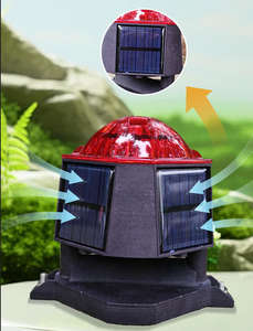 Dispositif de dissuasion des oiseaux écologique à énergie solaire avec unité radar pour utilisation à la ferme Couvre 300-400 - Product Image 5