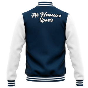 Chaquetas de béisbol de Letterman personalizadas, ropa transpirable de bombardero de invierno de lana duradera larga para hombre para la nueva temporada de primavera - Product Image 4