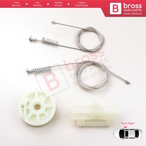 Kit de réparation de lève-vitre avant droit BWR925 pour Fiorino Qubo MK3 225 Bipper Nemo AA 2008-2024 MPV Van 9222EN - Product Image 2