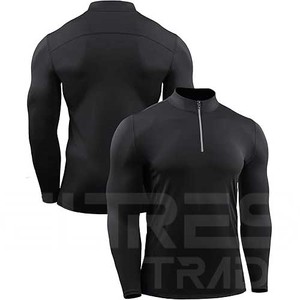 เสื้อออกกำลังกายแบบพรีเมี่ยมสำหรับผู้ใหญ่เสื้อ2025คอกลมผ้าใยรัดกล้ามเนื้อสำหรับผู้ชาย - Product Image 4