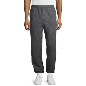 Offre Spéciale hommes coupe ajustée 100% coton polaire pantalons de survêtement léger poids lourd personnalisable jambe large lavage léger décontracté - Product Image 5