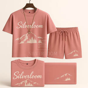 Silverloom ชุดกีฬาผู้ชายแบบสั่งตัดผ้าแห้งเร็วเสื้อแขนสั้นระบายอากาศได้ดีสำหรับฤดูร้อน - Product Image 4