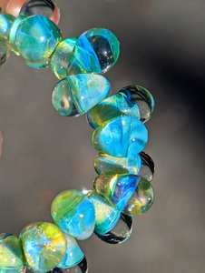 สร้อยคอลูกปัดคริสตัลลูกปัดโซดาลิทขนาด8มม. ทำด้วยมืองานหัตถกรรมเครื่องประดับหินโซดาไลต์ธรรมชาติ - Product Image 4