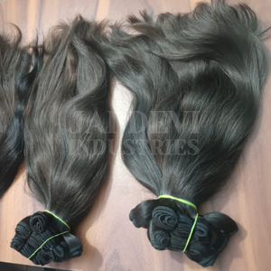 Extensions de cheveux humains vierges indiens personnalisés de qualité supérieure Double trame vague d'eau profonde lâche Yaki tout le corps vague Fumi - Product Image 5