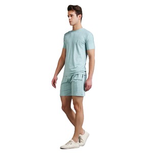 Ensemble chemise et short décontractés d'été pour hommes sur commande-Service OEM - Product Image 3
