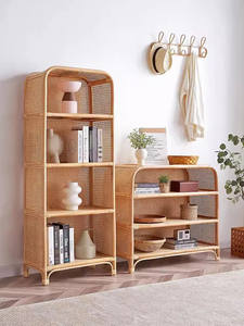 Librería de mimbre hecha a mano muebles de mimbre de Interior para la decoración de la sala de estar hecha en Vietnam - Product Image 3