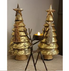 Chrome Fini Métallique Conception Top Vente En Métal Arbre De Noël De Luxe Décor À La Maison Table Top - Product Image 2