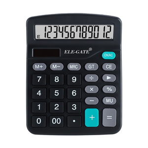 Calcolatrice da Tavolo a Energia Solare con 12 Cifre, in Plastica ABS, con Funzioni Calendario e Sveglia, Alimentata a Batteria per Uso Scolastico - Product Image 2