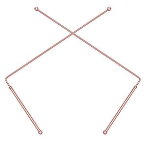 Divris Baguettes de Radiesthésie Professionnelles en Cuivre (Modèle NJC-7415) pour la Détection d'Eau et de Minéraux en Extérieur, Tête Double à Boules Rondes Non Alliées - Product Image 1
