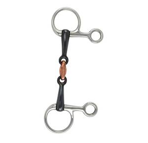 Nueva llegada OEM de doble articulación Snaffle Horse Bit de acero inoxidable Tachuela ecuestre hecha por TARIQ MFG CO - Product Image 4