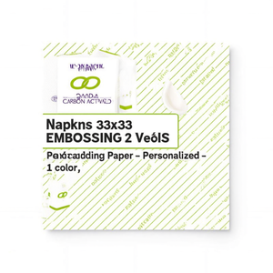 กระดาษเช็ดปาก 33x33 ซม. ลายปั๊มนูน 2 ชั้น - แบบสั่งทำพิเศษ - 1 สี - Product Image 3