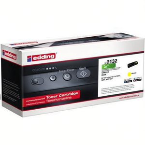 Cartucho de Tóner Edding Compatible con HP 201X, Rendimiento de 2,300 Páginas, Amarillo - Product Image 2