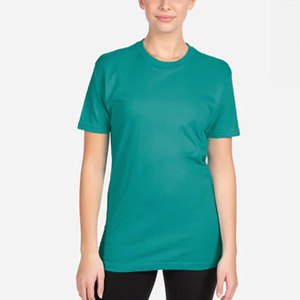 Camiseta unisex con logotipo personalizado, 52% algodón peinado y hilado en anillo Airlume, 48% poliéster, 40 hilos, 3.6 oz. - Product Image 3