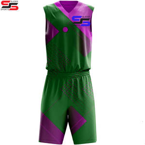 Conjuntos de uniformes de baloncesto personalizados para hombre, camiseta de baloncesto de sublimación completa profesional, camiseta de baloncesto transpirable - Product Image 6