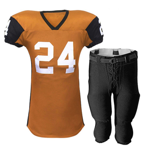 Dernier design de maillot de football américain par sublimation, vêtements d'équipe, ensembles de maillots de football américain, fabriqués en 100 % polyester - Product Image 3