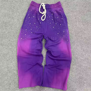 Best Quality Cotton Polyester <b>Men</b> Rhinestone <b>Trousers</b> Outdoor Wear Custom Made Size OEM Designs Rhinestone <b>Trouser</b> - Product Image 1