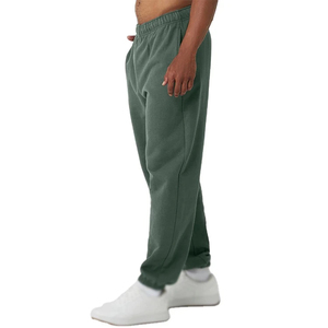 Wholesale Customizable Men's Casual Sweatpants Heavyweight French Terry Elastic Waistband Cuffs Relaxed Fit Pant Trousers - Product Image 2