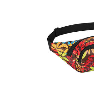 Sac banane 100 % coton léger, entièrement personnalisable avec impression, fabriqué professionnellement, fermeture éclair, OEM - Product Image 6