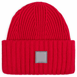 Gorro de punto de poliéster/algodón cálido para invierno de alta calidad al por mayor con logotipo personalizado bordado en 3D unisex - Product Image 4