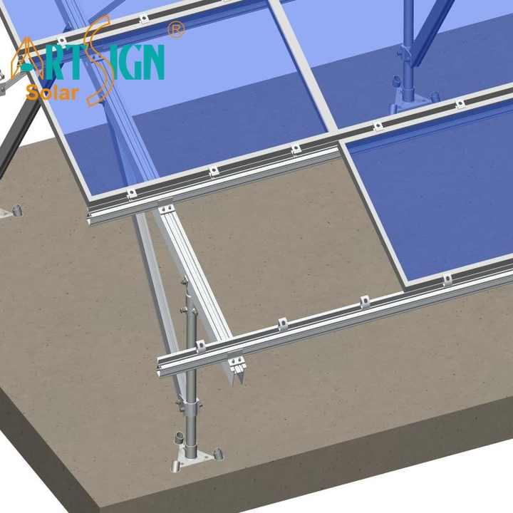 Art Sign Free Sample Aluminum Ground Solar Panel Mount Structure ...