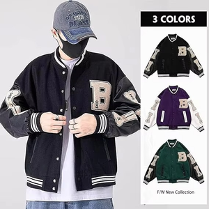 <b>Men</b> Women Letterman Bomber <b>Jacket</b> Blank Bomber Baseball <b>Jacket</b> Custom <b>Letter</b> College Baseball <b>jacket</b> for <b>men</b> - Product Image 4