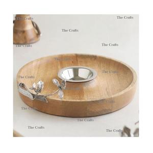 Juego de cuatro cuencos de frutas secas de tamaño y forma personalizados en servidor de nueces de color dorado de acero inoxidable a bajo precio - Product Image 6