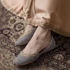 Chaussures Khussa pour femmes de haute qualité, antidérapantes, semelle en cuir, doublure en velours - Fabrication professionnelle, personnalisable, étiquette privée, vente en gros - Product Image 3