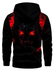 Venta al por mayor de sudaderas con capucha de los hombres con el cráneo 3D gráfico de impresión digital pulóver sudadera chaqueta para todas las estaciones para el invierno - Product Image 2