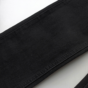 Vaqueros negros de marca de calidad superior al por mayor, Vaqueros lavados rectos con botones para hombre, Vaqueros lavados vintage, Vaqueros elásticos Premium para hombre - Product Image 4