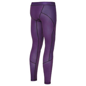 Leggings de taille moyenne pour hommes, pantalons à motif solide personnalisables avec design respirant de haute qualité - Product Image 2